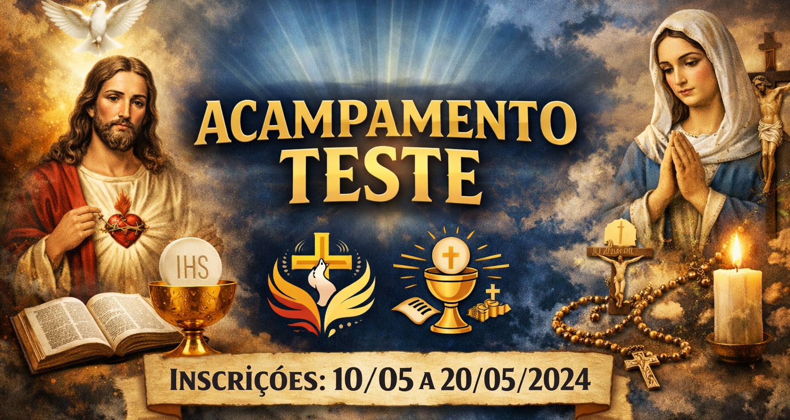 Banner do Evento I ACAMPAMENTO TESTE - SERVOS