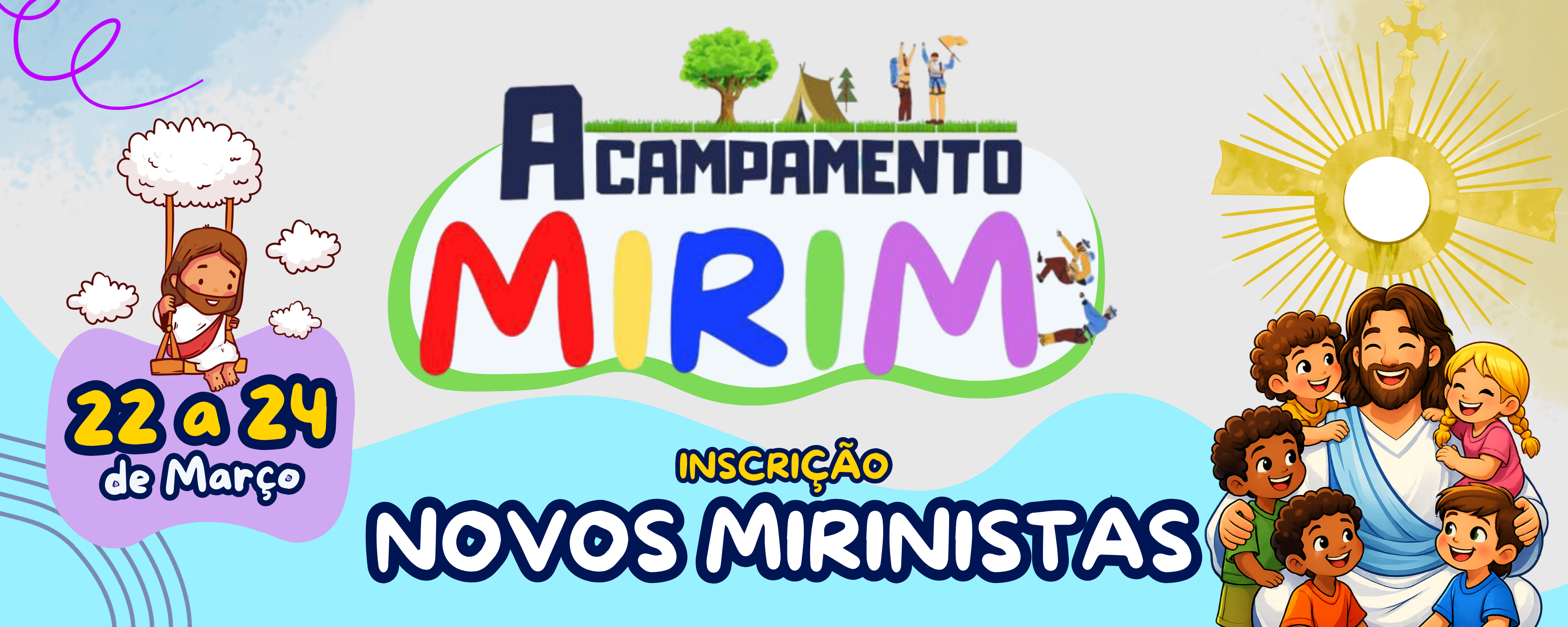 Banner de I ACAMPAMENTO MIRIM DE ARAGUAINA - CAMPISTAS MIRINS