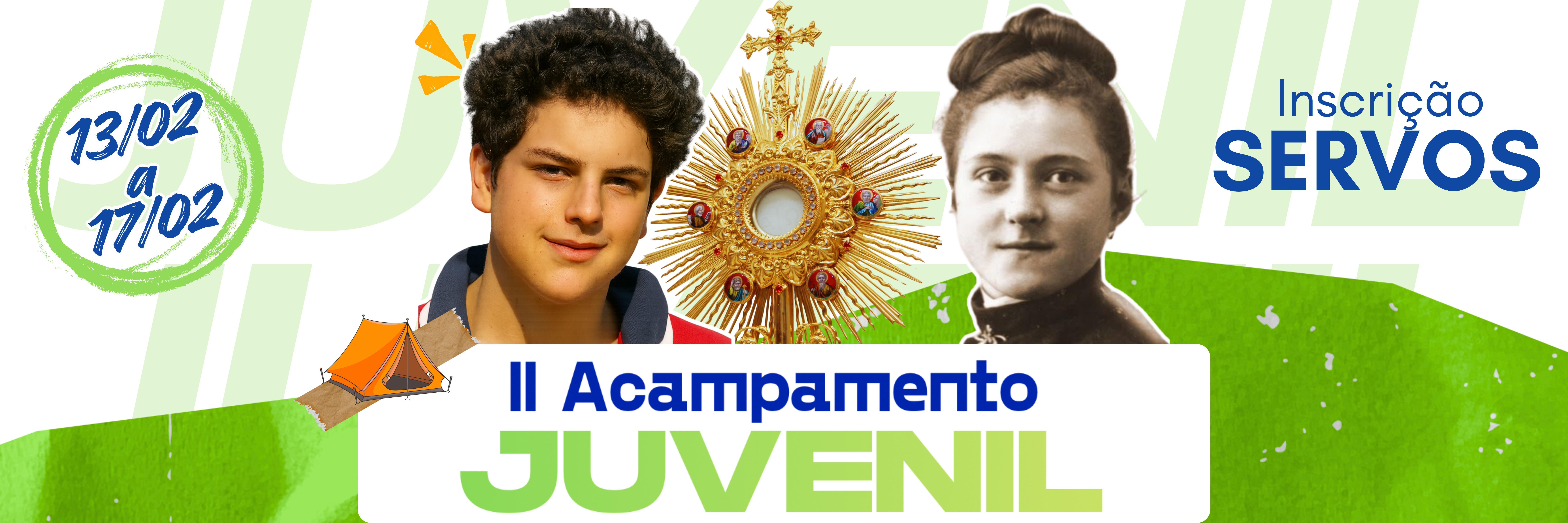Banner do evento II ACAMPAMENTO JUVENIL DE ARAGUAÍNA