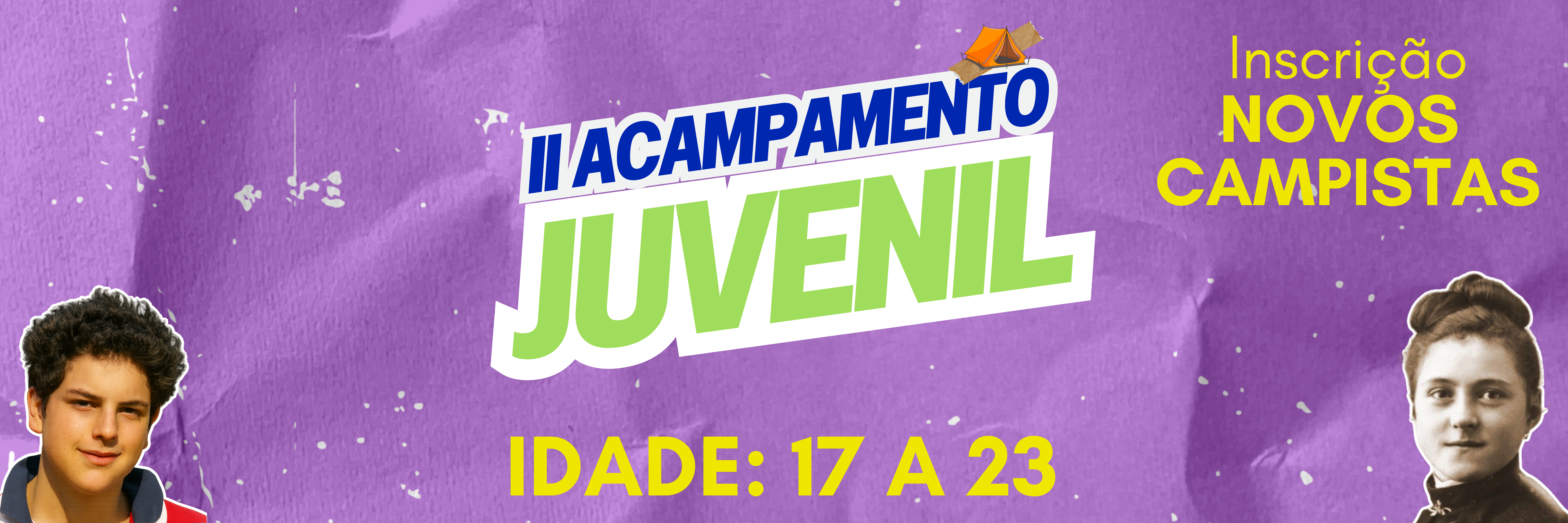 Banner de II ACAMPAMENTO JUVENIL DE ARAGUAÍNA